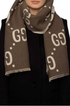 Reversible patterned scarf, zdjęcie 2 Reversible patterned scarf od Gucci